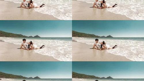 沙滩吃瓜,畅享美味瓜果，尽享夏日风情