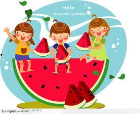 吃瓜人的作品画